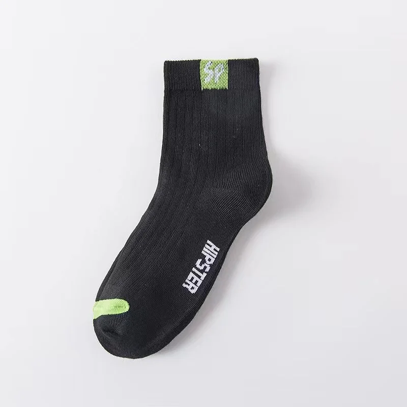 AliExpress Men Letters Socks mid Length Fashion Socks Comfortable Soft Lightweight Breathable Casual Socks for Versatile Wear, view 3