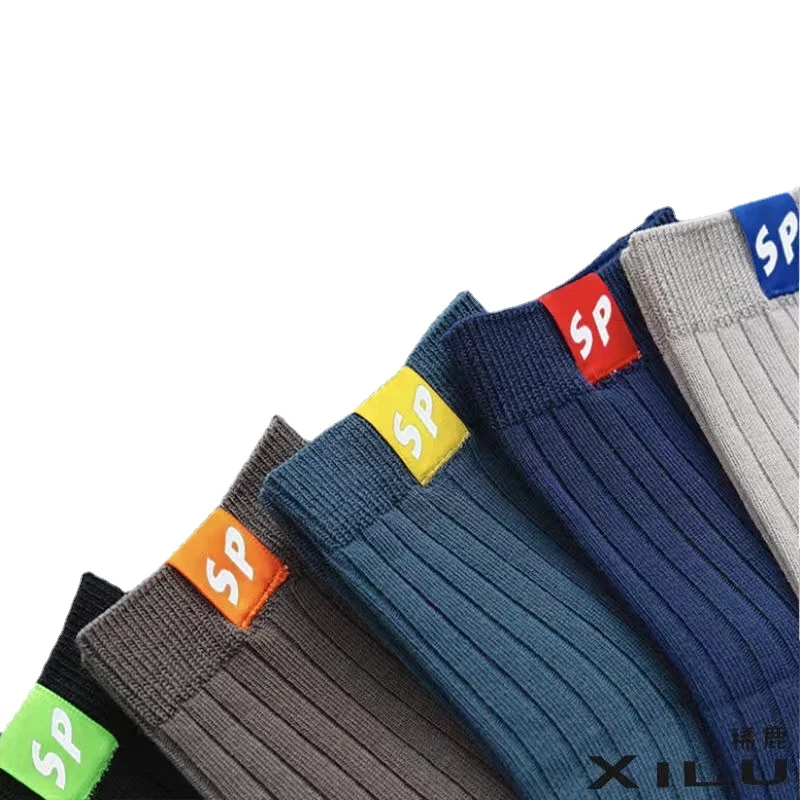 AliExpress Men Letters Socks mid Length Fashion Socks Comfortable Soft Lightweight Breathable Casual Socks for Versatile Wear, view 5