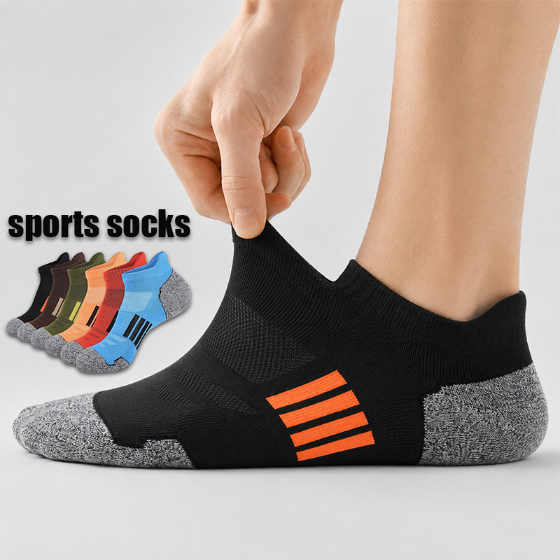 AliExpress Men's Athletic Ankle Socks Breathable Mesh Cushioned Low Cut Running Sports Sock High Quality Comfortable Fashionable Short Sox