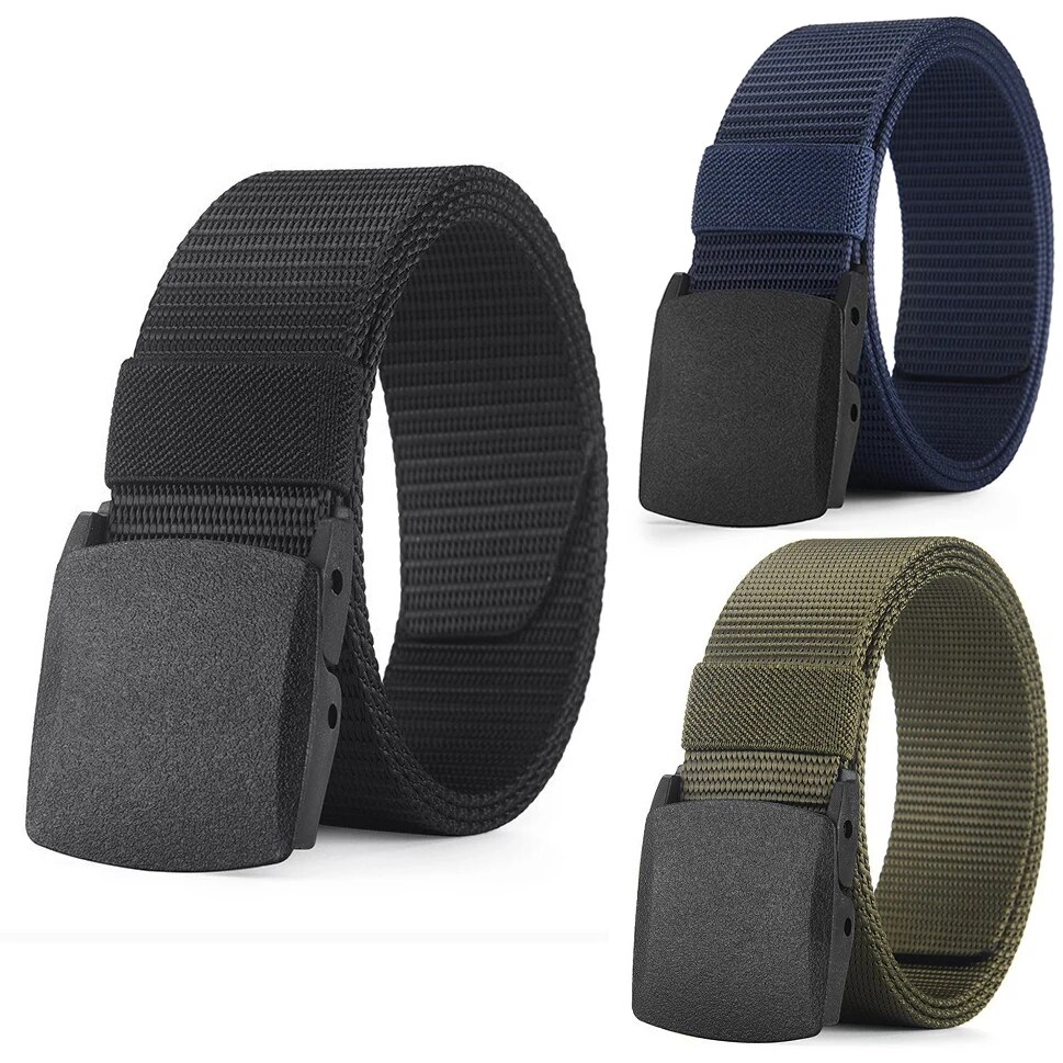 AliExpress Metal-Free Canvas Nylon Tactical Belt