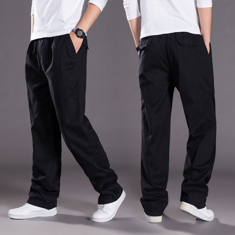 AliExpress Men's Cotton Cargo Jogger Pants (up to 6XL), view 3