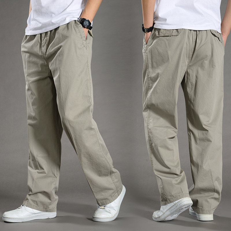 AliExpress Men's Cotton Cargo Jogger Pants (up to 6XL), view 4