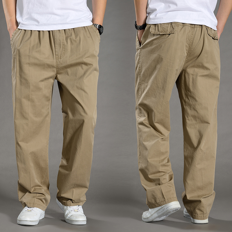 AliExpress Men's Cotton Cargo Jogger Pants (up to 6XL), view 5