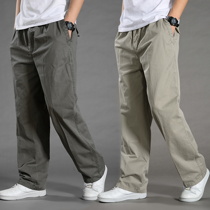 AliExpress Men's Cotton Cargo Jogger Pants (up to 6XL), view 6