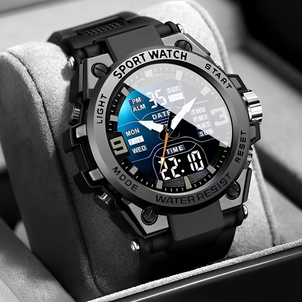 AliExpress Men's Digital Sports Watch with Alarm and Timer