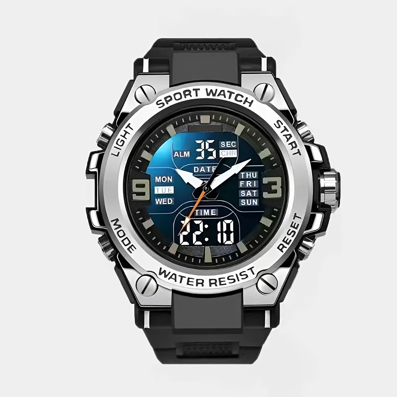 AliExpress Men's Digital Sports Watch with Alarm and Timer, view 2