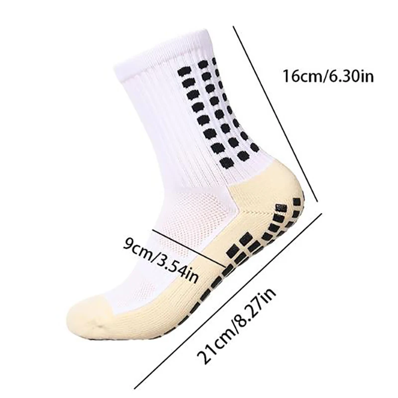 AliExpress Men's Football Soccer Socks Sports Cycling Grip Socks Anti Slip Non Slip Grip Pads for Football Basketball New, view 5