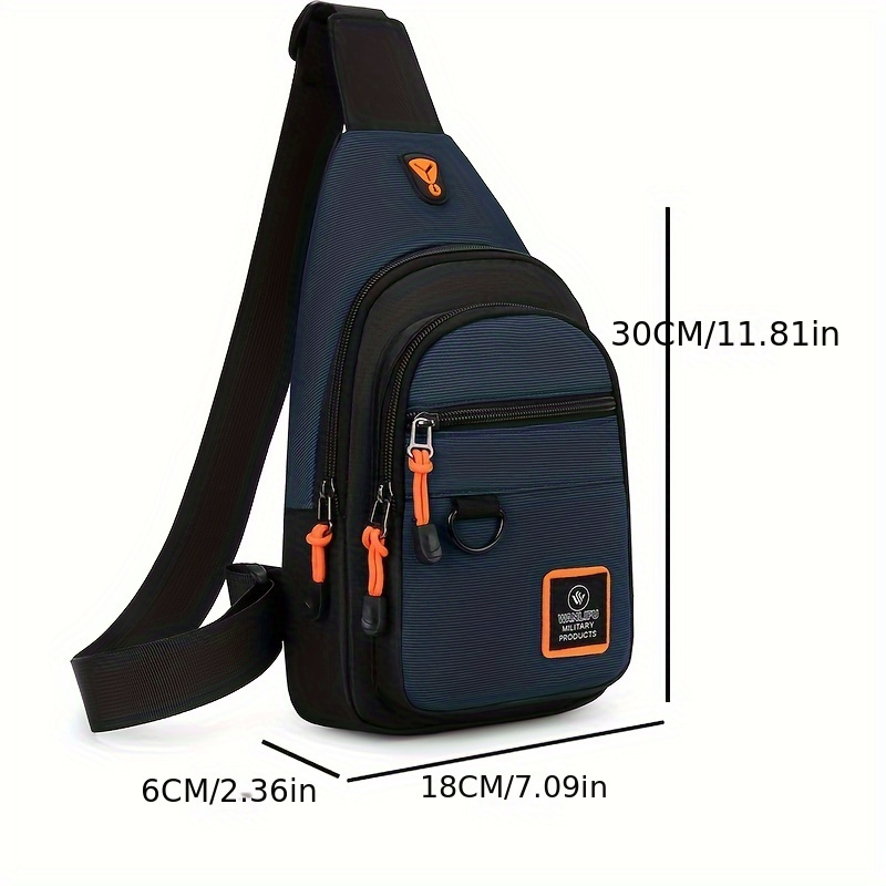 AliExpress Men's Leisure Outdoor Hiking Bike Shoulder Bag, Waterproof Sports Crossbody Bag, Travel Backpack, Men's Chest Bag, Shoulder Bag, view 2