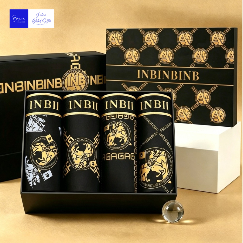 AliExpress Men's Luxury Baroque Print Boxer Briefs Sexy Antibacterial Breathable Retro Style Underwear Shorts Boys Thin Flat Corner Panties, view 6