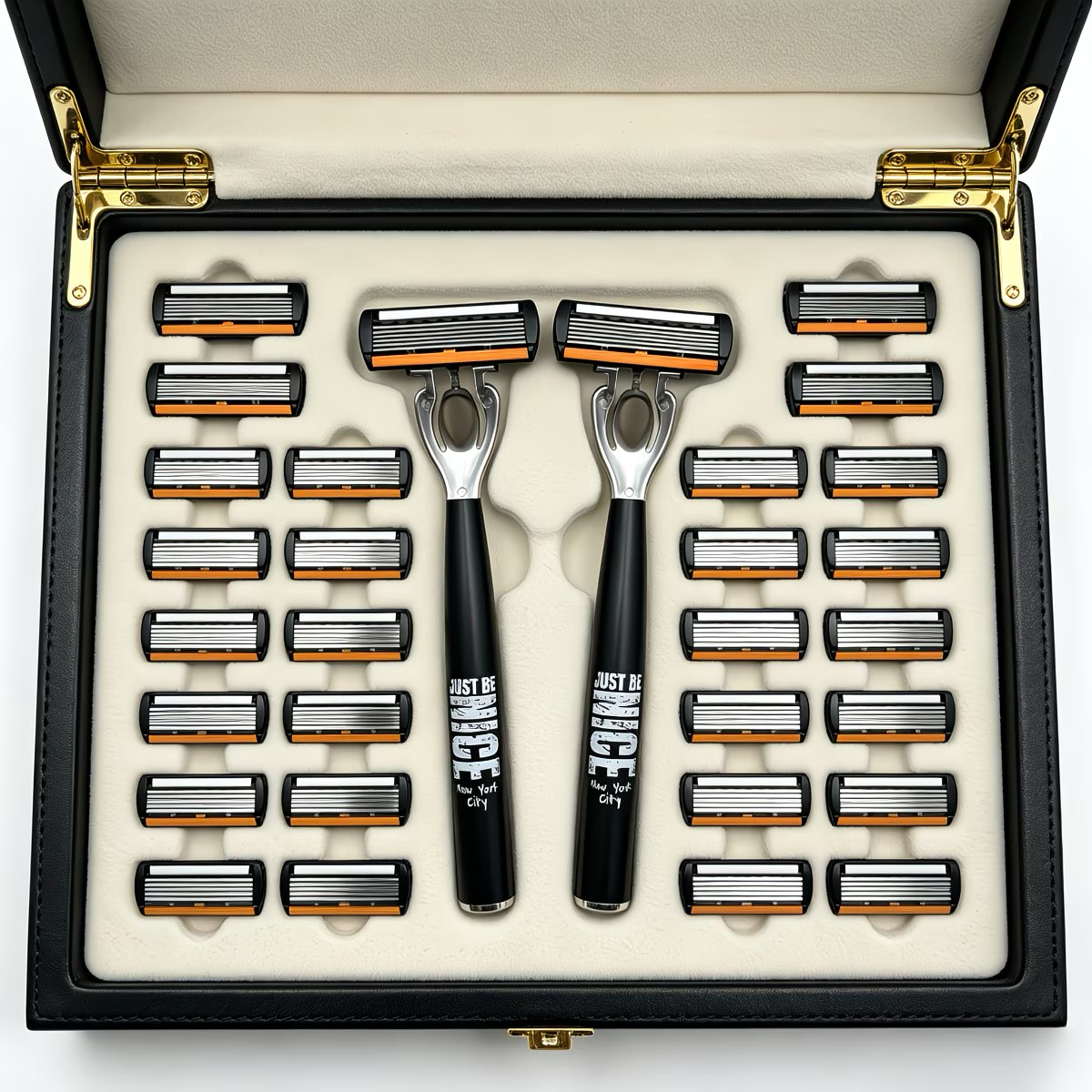 AliExpress Men's Safety Razor Set with Aloe Lubricating Strip