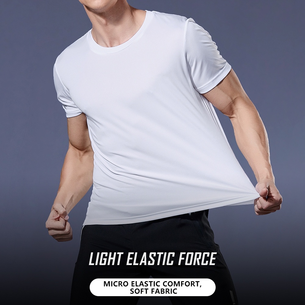 AliExpress Men's Quick-Dry Moisture-Wicking Gym T-Shirt, view 5