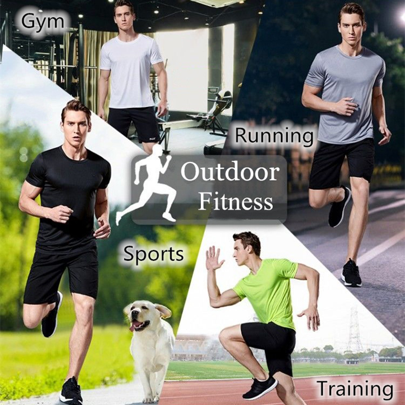 AliExpress Men's Quick-Dry Moisture-Wicking Gym T-Shirt, view 6