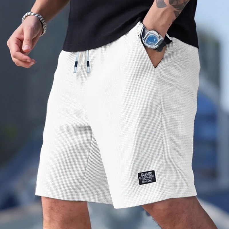 AliExpress Men's Shorts, Men's Casual Pants, Men's Beach Shorts, Men's Sports Shorts, New Fashion Textured Fabric, Breathable Pants, Suitable for Both Daily Casual Wear and Sports