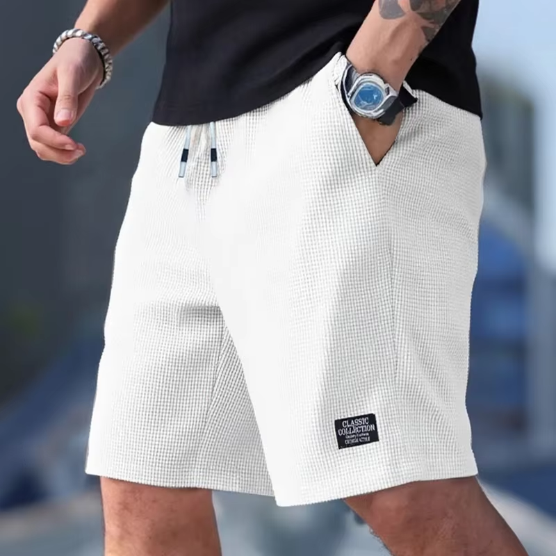 AliExpress Men's Textured Breathable Beach Shorts