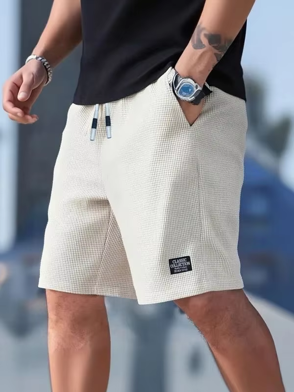 AliExpress Men's Textured Breathable Beach Shorts, view 3