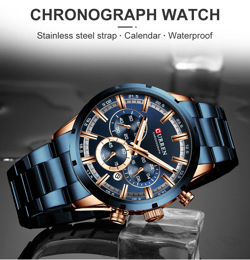 AliExpress Men's Six-Hand Calendar Quartz Watch