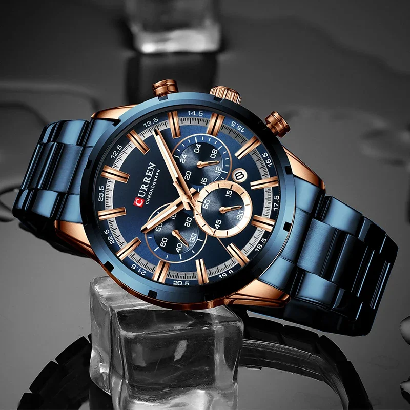 AliExpress Men's Six-Hand Calendar Quartz Watch, view 3