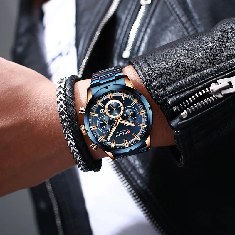 AliExpress Men's Six-Hand Calendar Quartz Watch, view 4