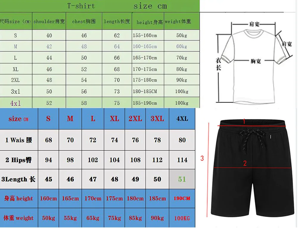 AliExpress Men's two-piece sportswear short sleeved T-shirt and pants set running and fitness sportswear 2026 summer big discount, view 6