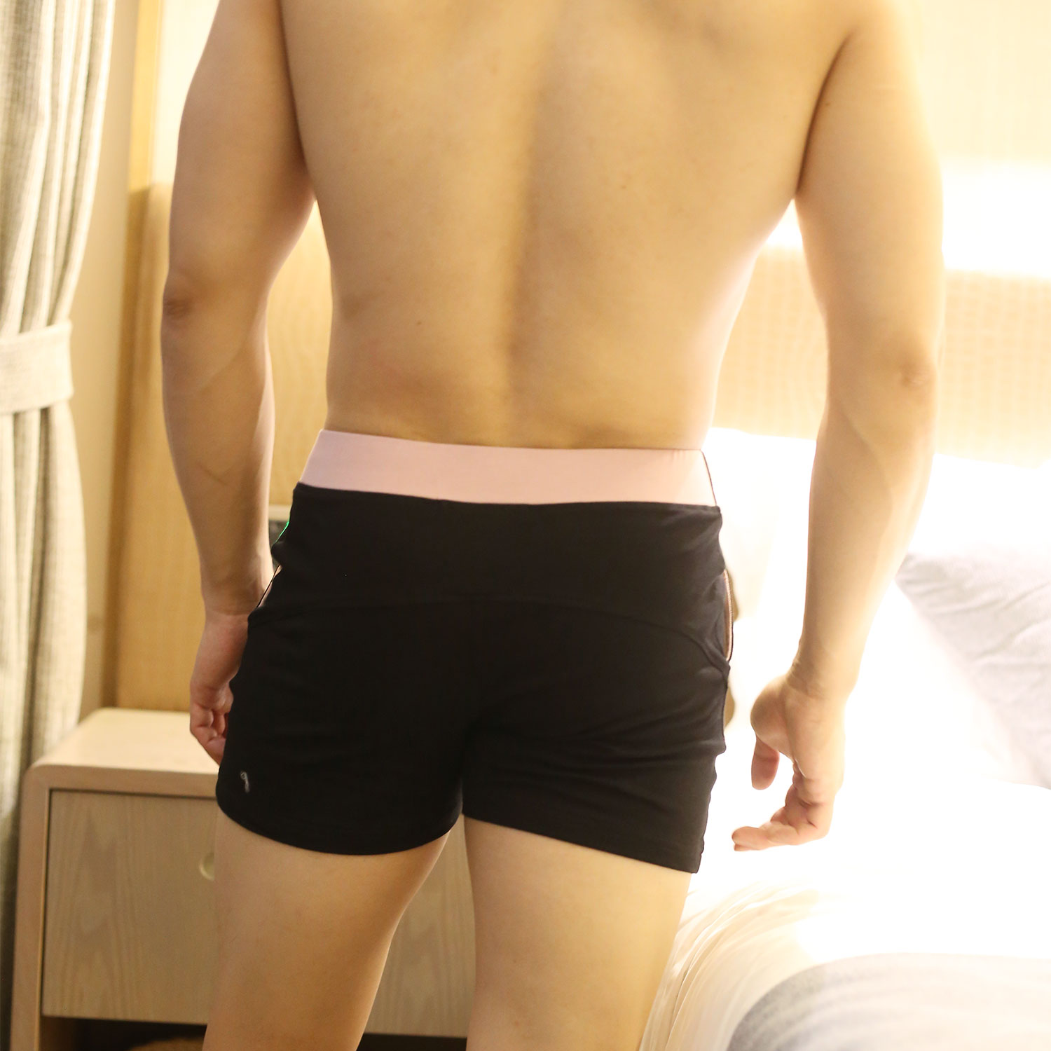 AliExpress Men's Underwear Boxer Trunks UXH High Quality Men Underwear Shorts Brand Gay Man Boxers Home Sleepwear Sport Shorts Pants, view 3