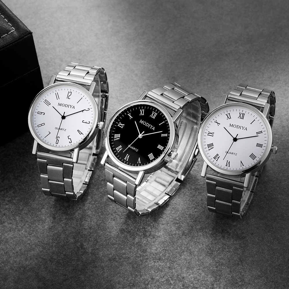 AliExpress Men's Casual Quartz Watch with Silver Alloy Band, view 3