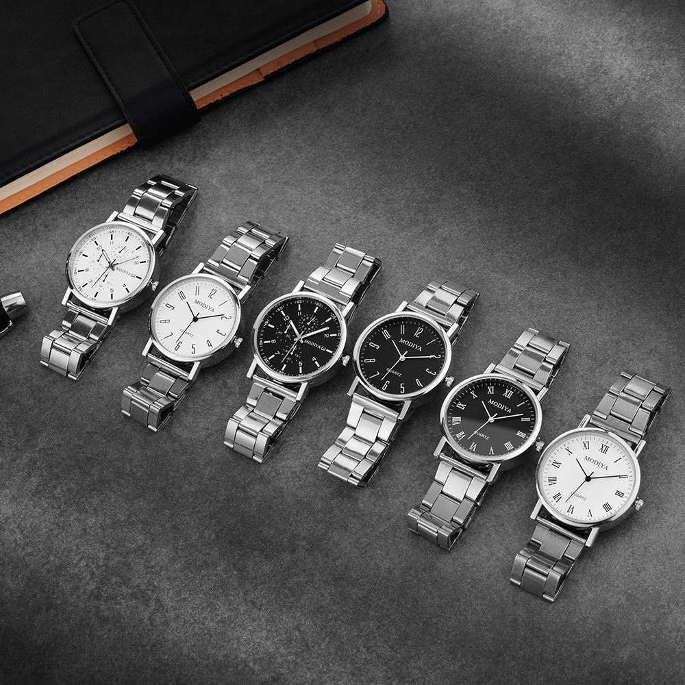 AliExpress Men's Casual Quartz Watch with Silver Alloy Band, view 4