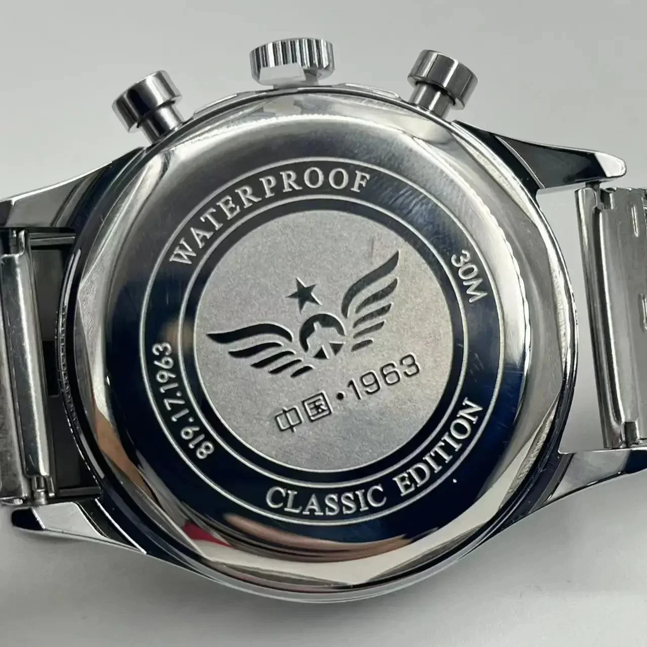 AliExpress Men's Retro Pilot Chronograph Watch (42 mm), view 3