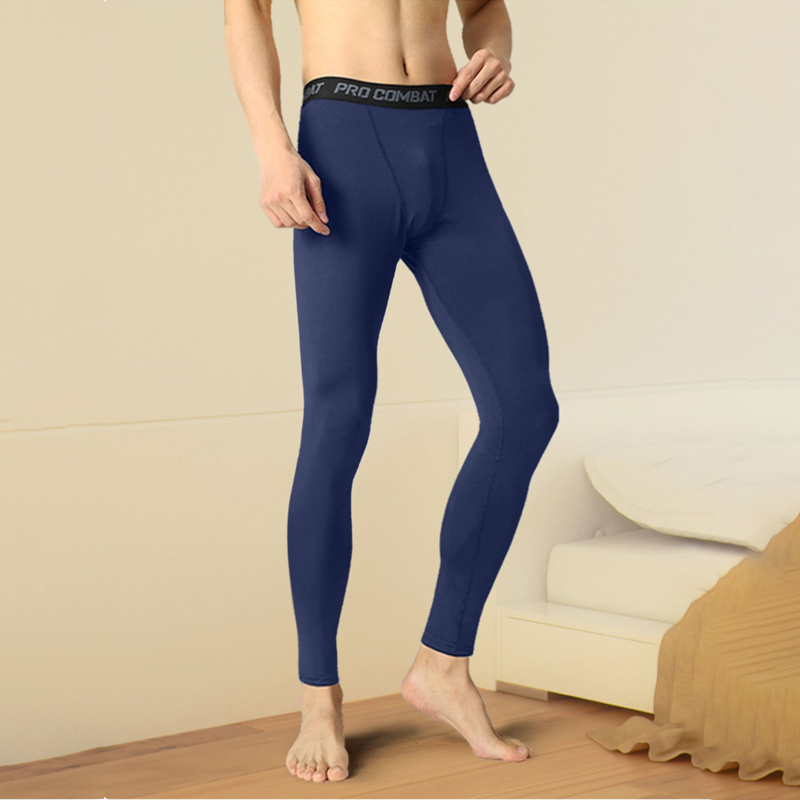 AliExpress Men's Winter Thermal Underwear Fleece Compression Pants Stay Warm and Comfortable During Sports and Running Activities, view 5