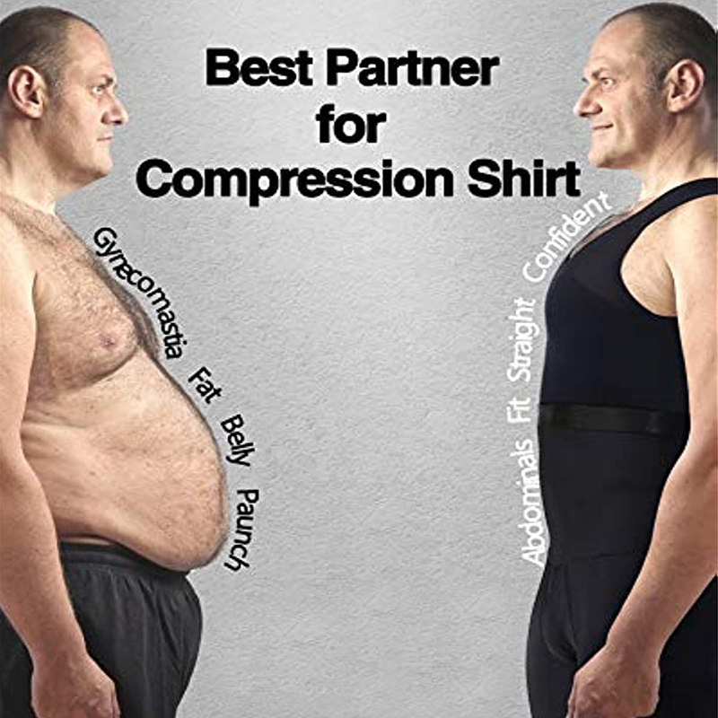 AliExpress Men Shapewear Bodysuit Tummy Control Abdomen Compression Slimming Bodysuit Sleeveless Open Crotch Undershirt Full Body Shaper, view 2