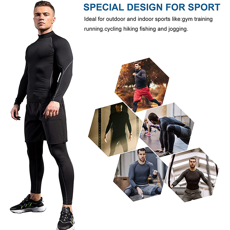 AliExpress Men's Long-Sleeve Quick-Dry Compression Shirt, view 5