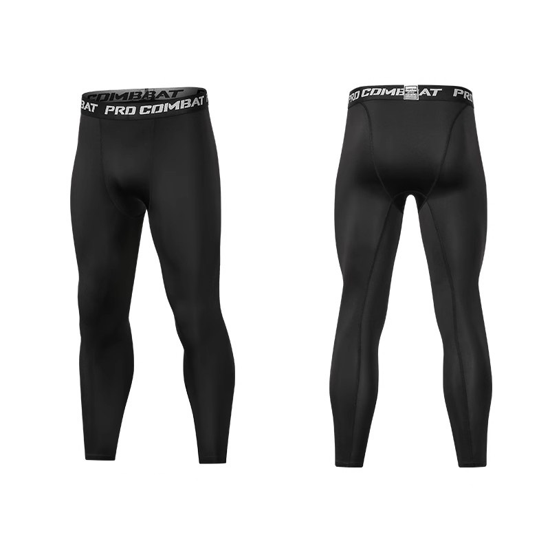 AliExpress Mens Compression Pants Tights Cool Dry Leggings Sports Baselayer Running Tights Athletic Workout Active Shorts, view 2