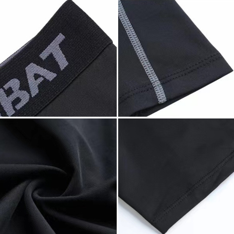 AliExpress Mens Compression Pants Tights Cool Dry Leggings Sports Baselayer Running Tights Athletic Workout Active Shorts, view 5