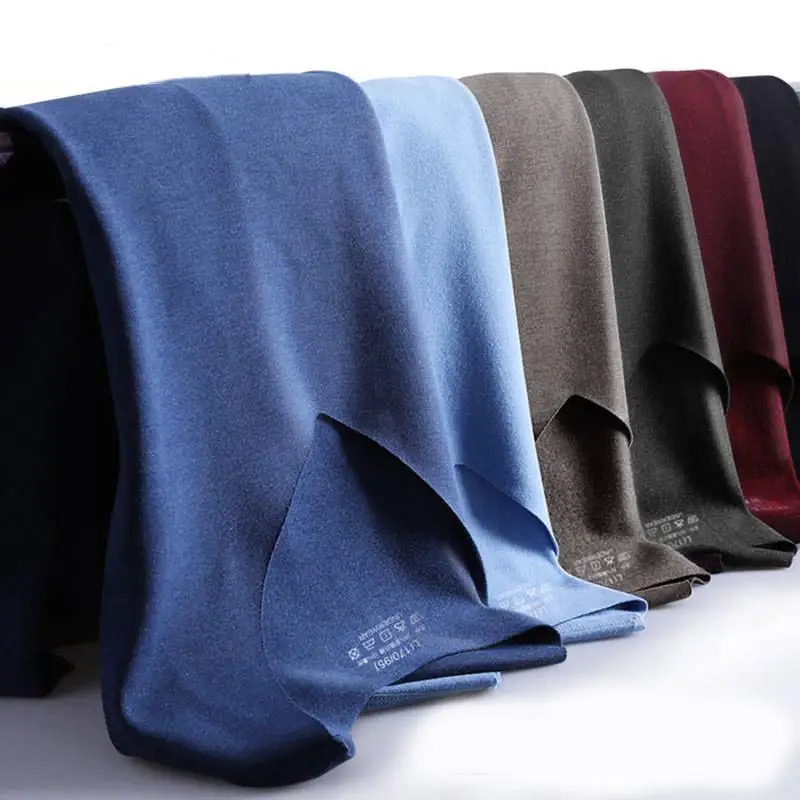 AliExpress Mens Underwear 37° Heating Fiber Plus Velvet Seamless Vest Men's Winter Slim Warm Bottoming Shirt Men's Speed Thermal Underwear, view 2