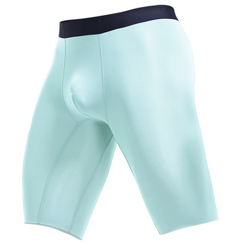 AliExpress Mens Underwear Boxers Shorts Homme Slim Thin Ice Silk Panties Man Breathable Pouch Middle Long Leg Underpants Cueca Calzoncillos, view 4