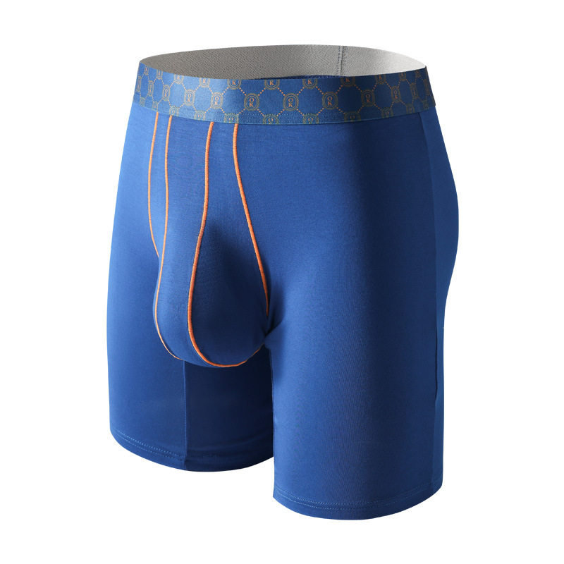 AliExpress Mens Underwear Soft Bamboo Fiber Boxer Shorts Hombre Breathable U Convex Pouch Panites Long Underpant Male Trunks Cueca L-XXL
