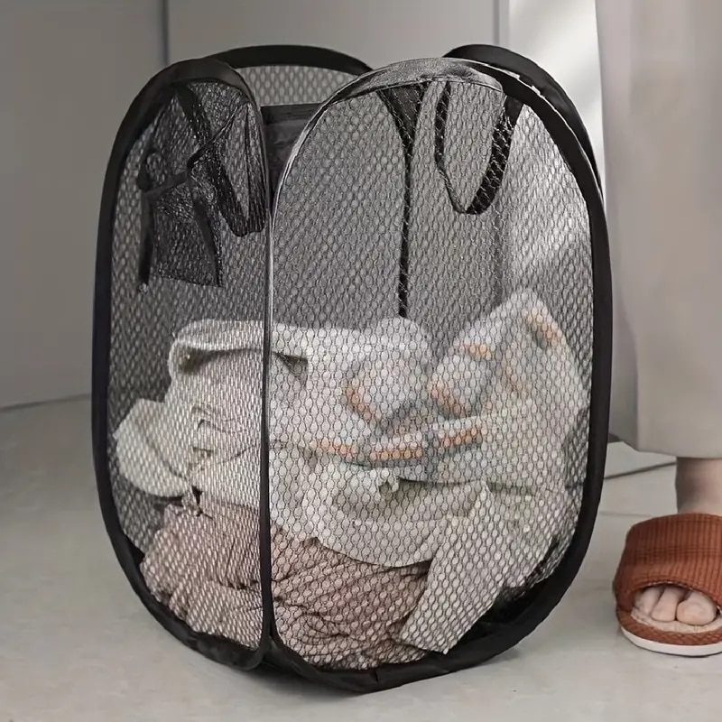 AliExpress Collapsible Mesh Pop-Up Laundry Basket