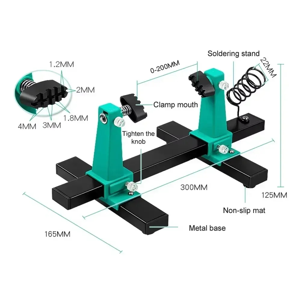 AliExpress Rotating Metal PCB Holder Soldering Stand, view 6
