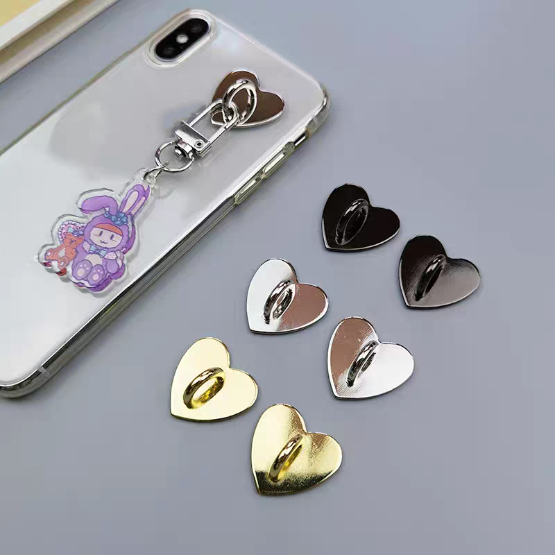 AliExpress Metal Heart Phone Ring Holder Charm