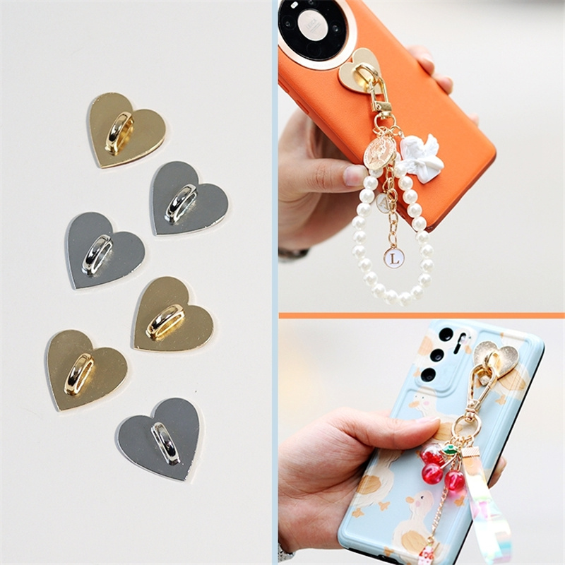 AliExpress Metal Heart Phone Ring Holder Charm, view 2