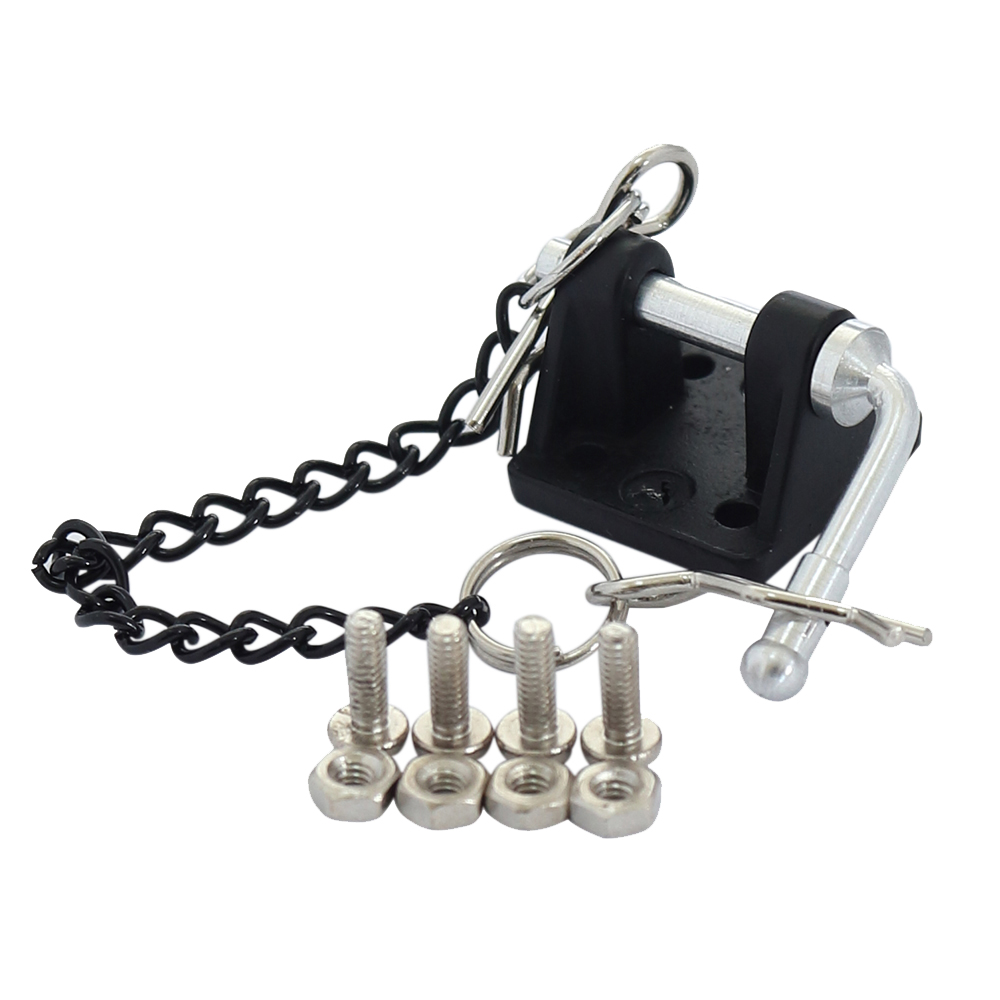 AliExpress Metal Recovery Drag Chains Trailer Hitch Shackle Winch Anchor for 1/10 RC Crawler TRX4 TRX6 SCX10 Wraith Capra Redcat MST CC01, view 5