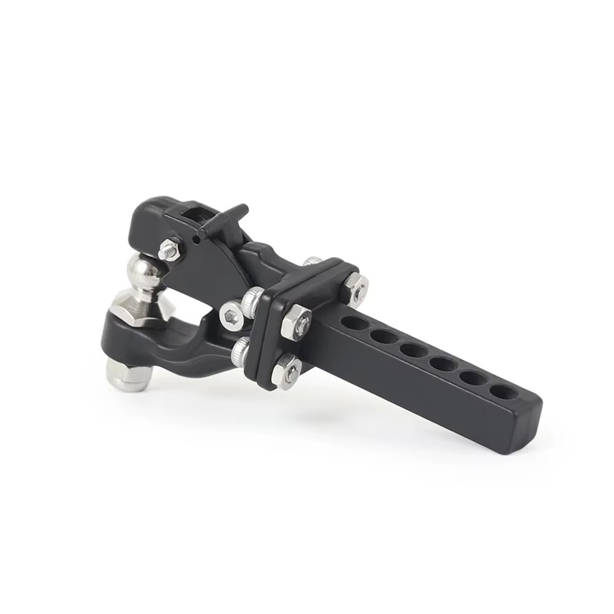 AliExpress Metal Trailer Head Rescue Tow Hook M3 Hitch Mount for 1/10 RC Crawler TRX4 TRX6 SCX10 90046 D90 Redcat GEN 8 Scout II CC01 TF2, view 3