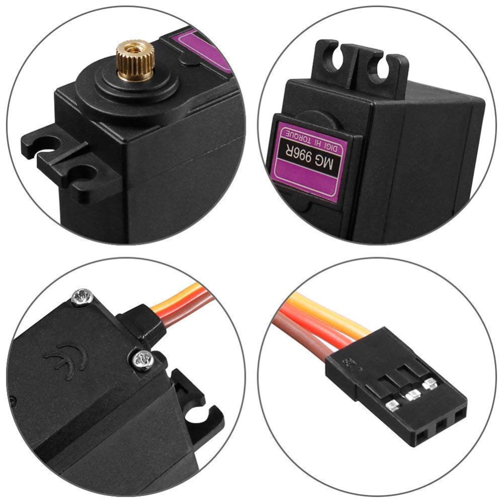 AliExpress MG996R Digital Servo 4.8-6.0V High Torque With Metal Gear For Futaba JR 1/8 1/10 RC Car Helicopter Robot Boat Play Toys DIY, view 5