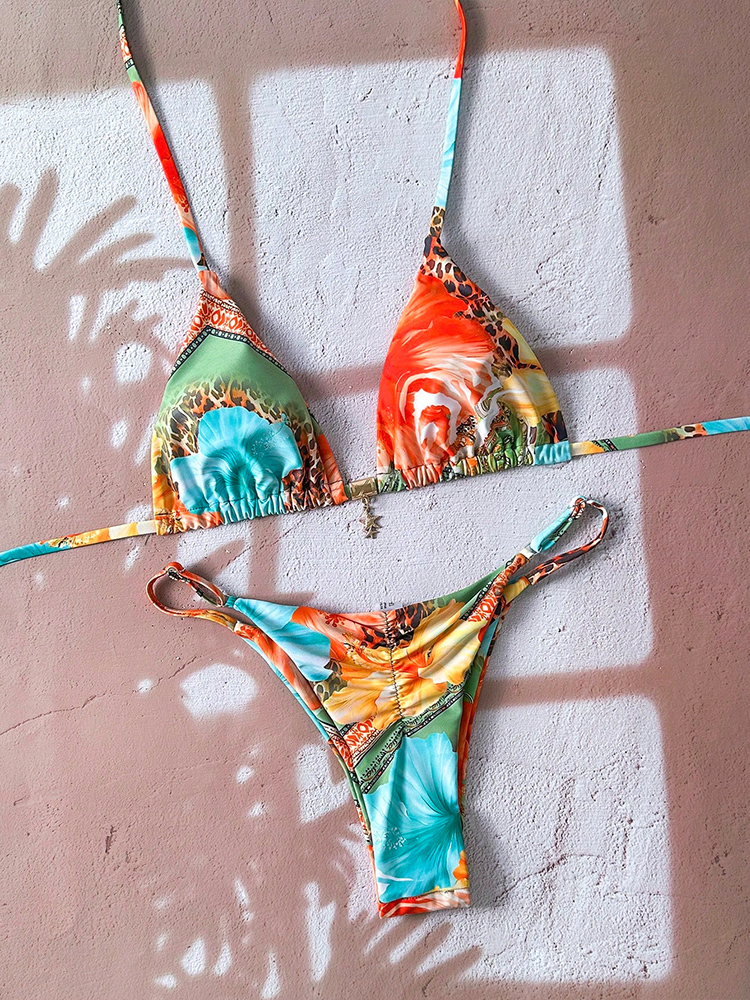AliExpress Micro Bikini Women Swimsuit Two-Piece Bathing Suit Woman Swimwear 2026 Sexy Leopard Push Up Thong Bikinis Sets Beachwear Summer