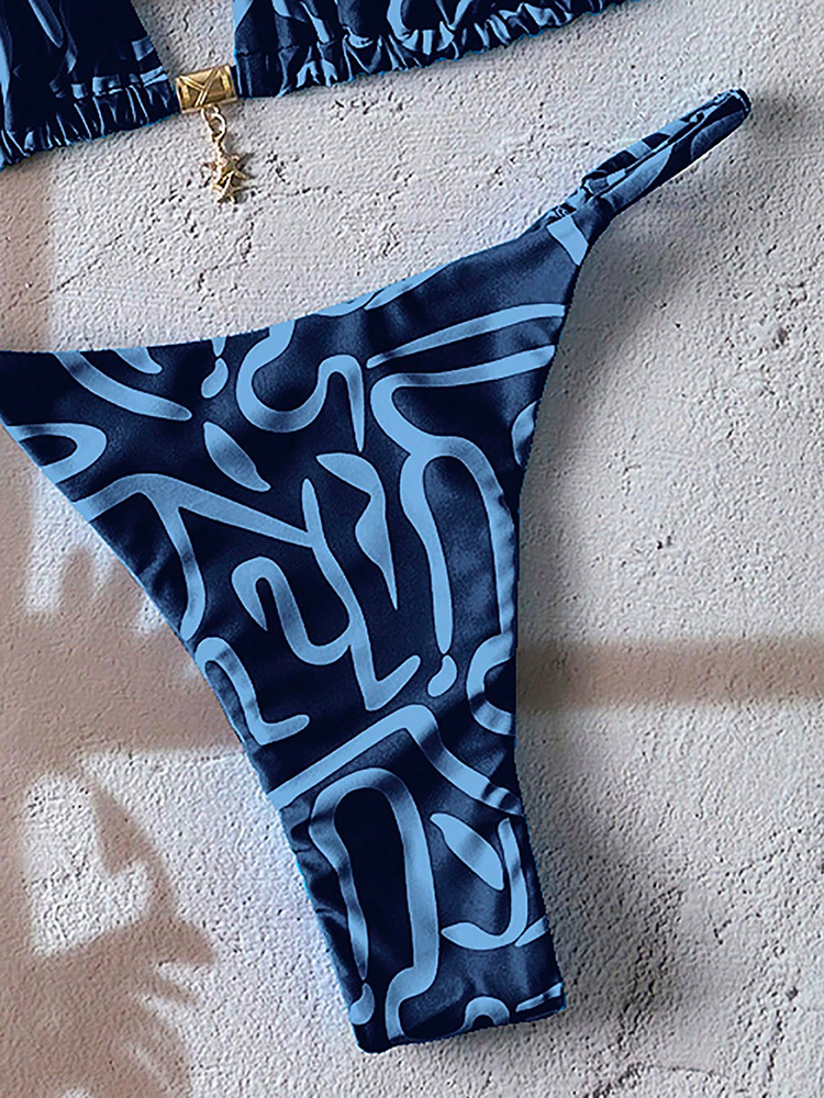 AliExpress Micro Bikini Women Swimsuit Two-Piece Bathing Suit Woman Swimwear 2026 Sexy Leopard Push Up Thong Bikinis Sets Beachwear Summer, view 2