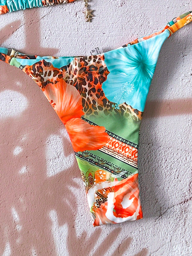 AliExpress Micro Bikini Women Swimsuit Two-Piece Bathing Suit Woman Swimwear 2026 Sexy Leopard Push Up Thong Bikinis Sets Beachwear Summer, view 6