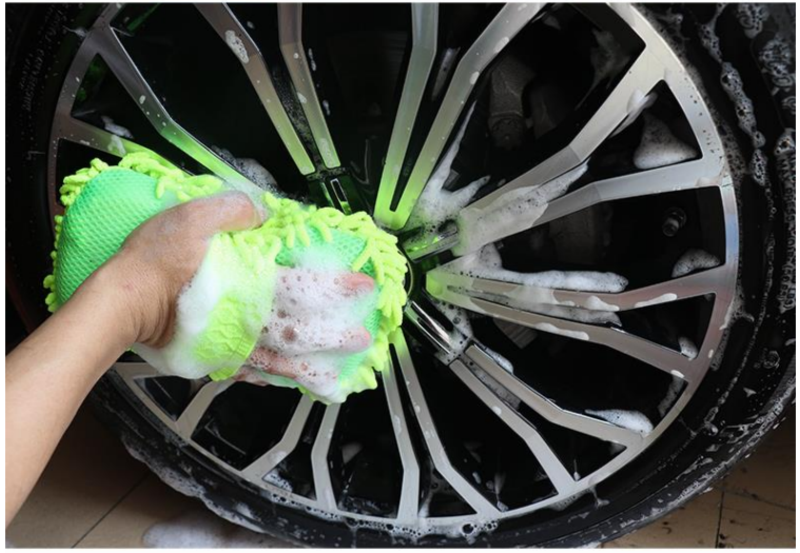 AliExpress Microfiber Car Wash Sponge and Glove Set, view 3