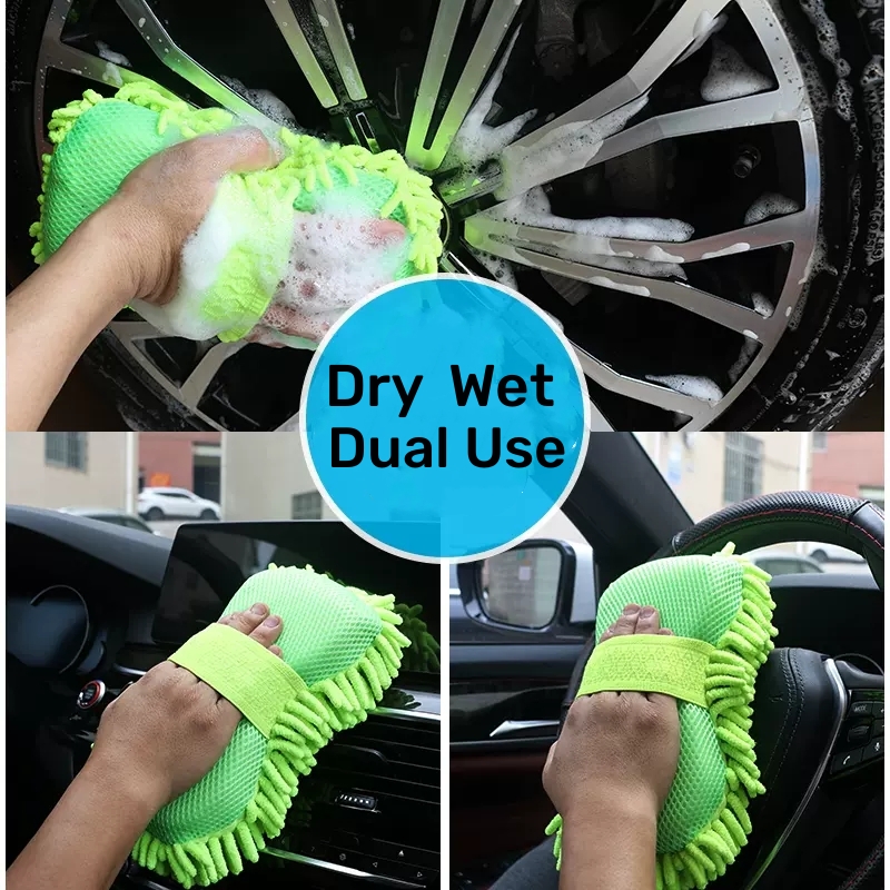AliExpress Microfiber Car Wash Sponge and Glove Set, view 5