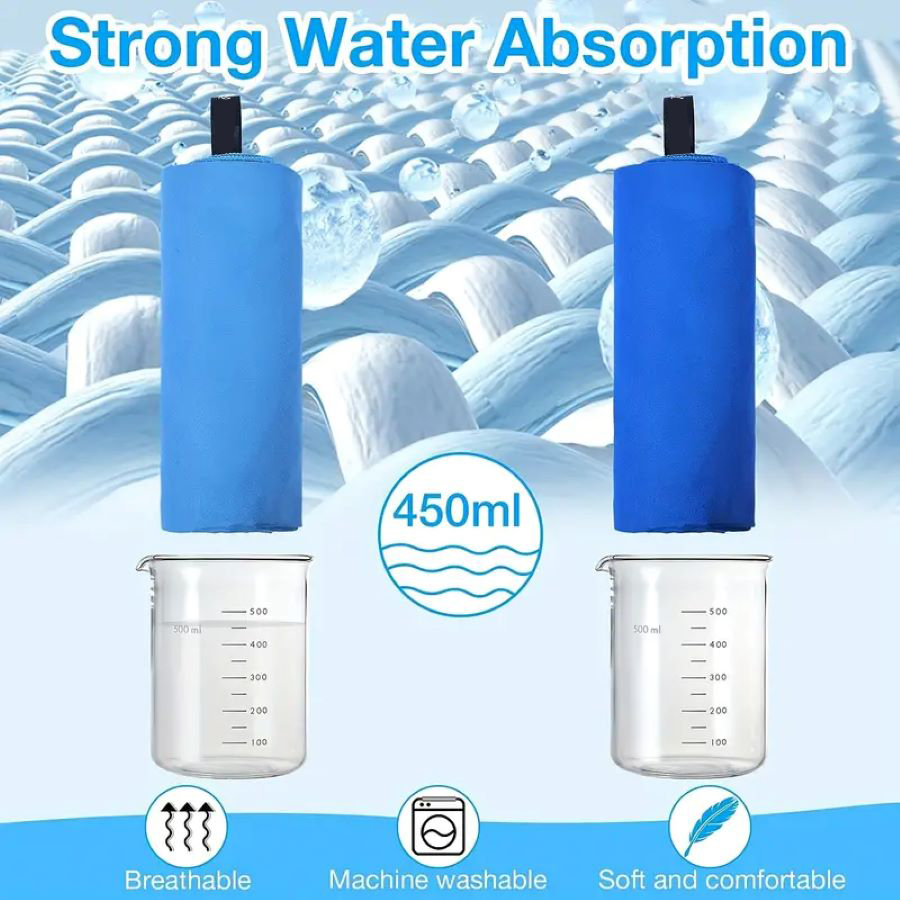 AliExpress Microfiber Towel Quick Dry Towel Travel Towel Sports Towel Beach Towel Sandproof Soft Light Towel For Swim, Yoga, Gym, view 4