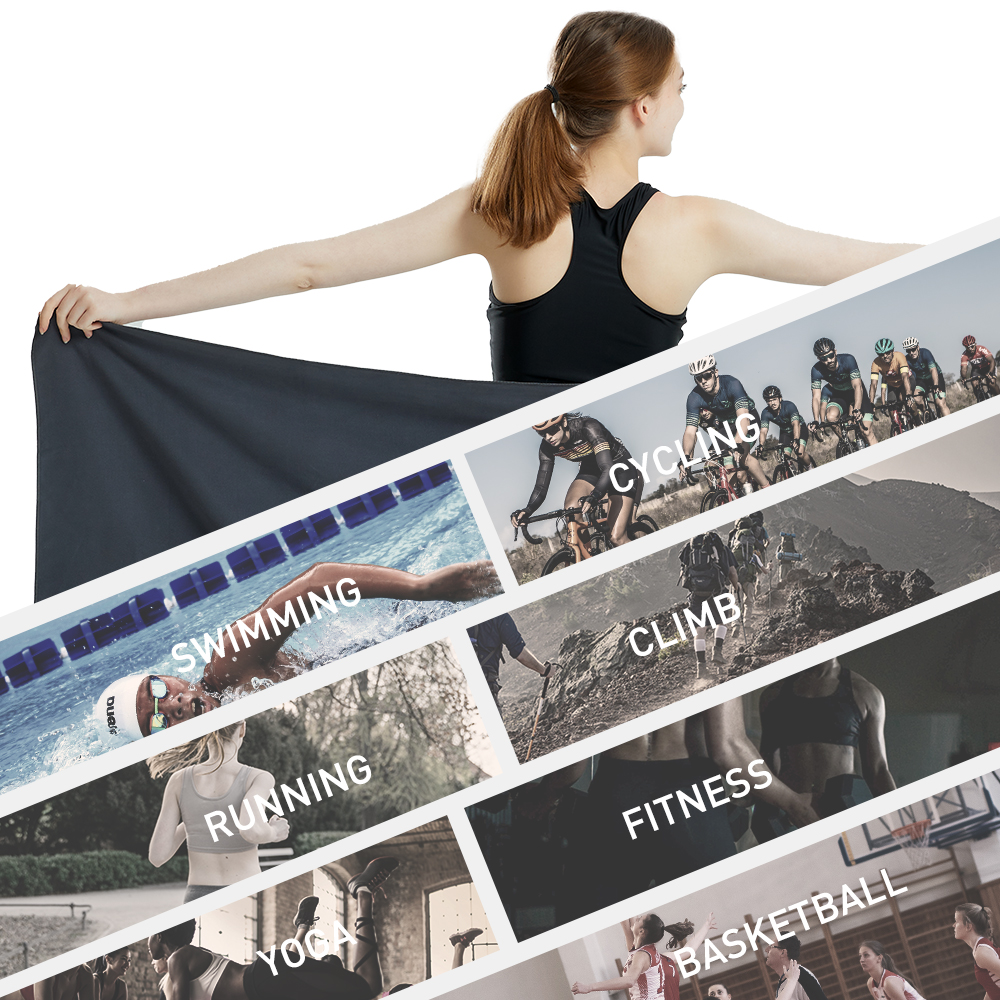 AliExpress Quick-Dry Sandproof Microfiber Travel Towel, view 2