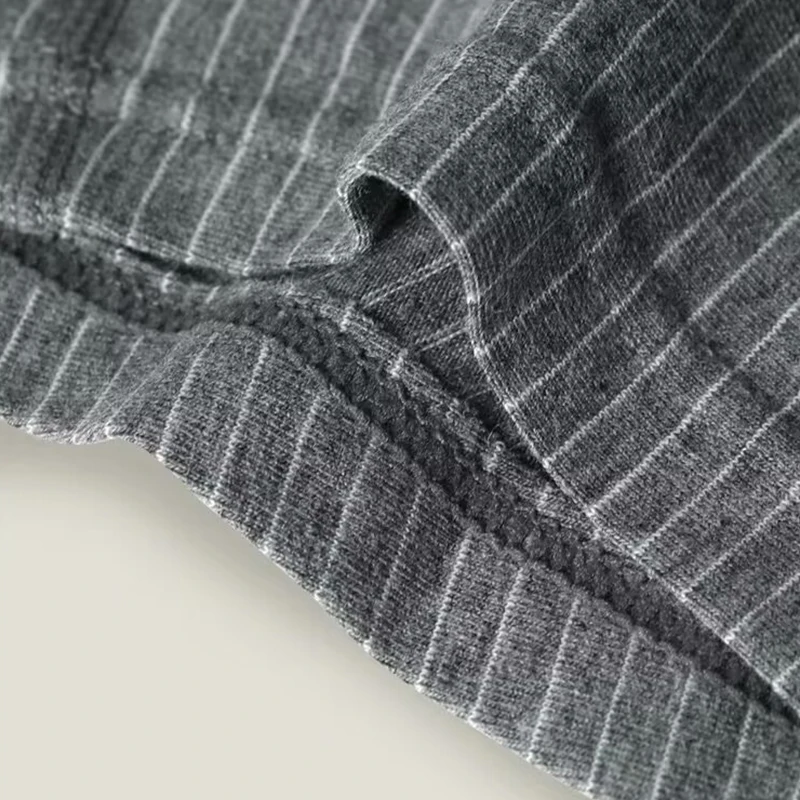 AliExpress MiiOW 4Pcs Cotton Men's Boxer Underwear Graphene Antibacterial Man Trunks Breathable Striped Men Underpants Boxers Male Panties, view 6